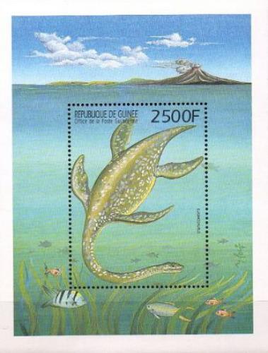 Potov znmka Guinea 1999 Elasmosaurus Mi# Block 585 Kat 13