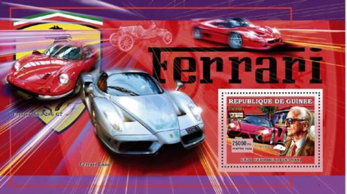Poštová známka Guinea 2006 Ferrari Mi# Block 1075