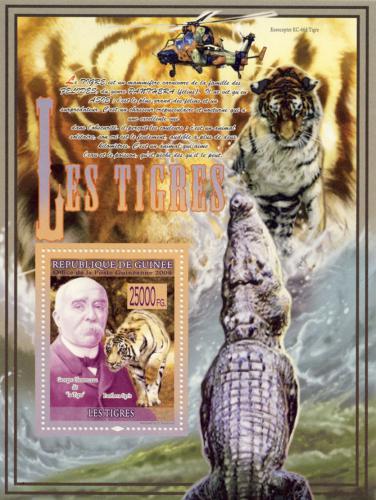 Potov znmka Guinea 2008 Tiger Mi# Block 1533 Kat 10 - zvi obrzok