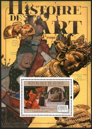 Poštová známka Guinea 2011 Indické umenie Mi# Block 2024 Kat 18€