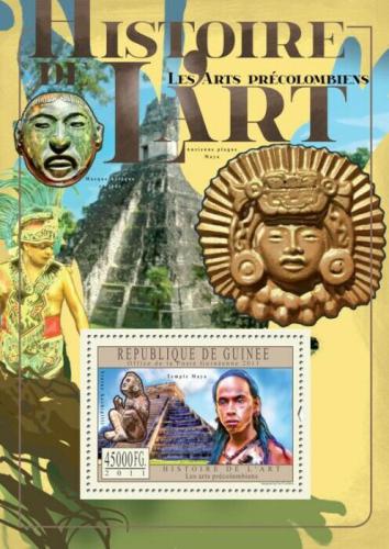 Poštová známka Guinea 2011 Pøedkolumbovské umenie Mi# Block 2025 Kat 18€