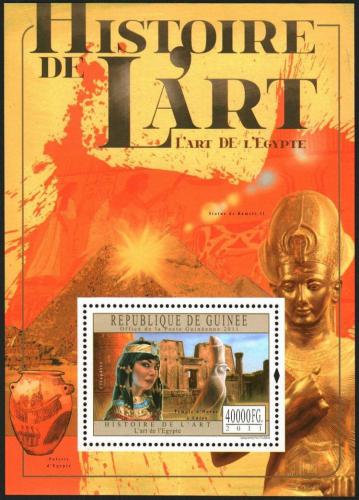 Poštová známka Guinea 2011 Staroegyptské umenie Mi# Block 2014 Kat 18€