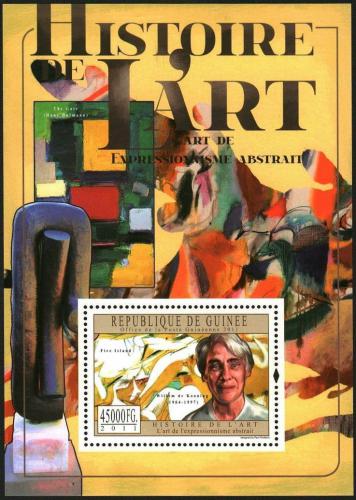 Poštová známka Guinea 2011 Umenie, abstraktní expresionismus Mi# Bl 2031 Kat 18€