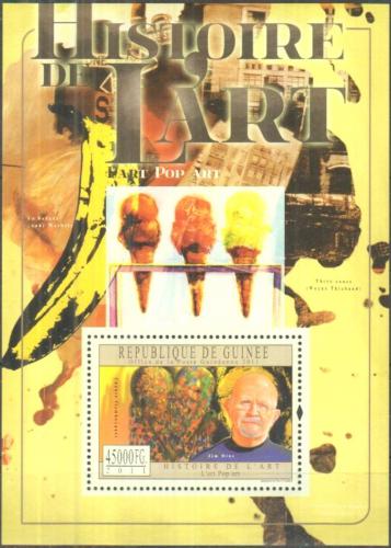 Poštová známka Guinea 2011 Umenie, Pop Art Mi# Block 2032 Kat 18€