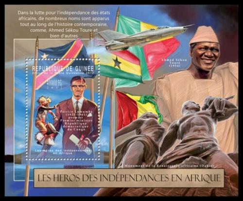 Poštová známka Guinea 2012 Bojovníci za svobodnou Afriku Mi# Block 2119 Kat 16€