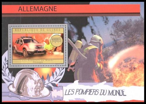 Poštovní známka Guinea 2012 Nìmeètí hasièi Mi# Block 2174 Kat 16€