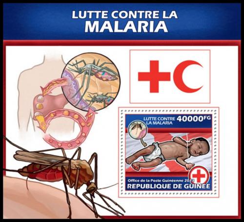 Poštová známka Guinea 2013 Boj proti malárii Mi# Block 2331 Kat 16€