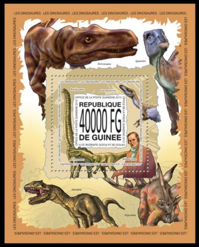 Poštová známka Guinea 2013 Dinosaury Mi# Block 2294 Kat 16€