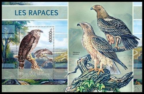 Poštová známka Guinea 2013 Dravci Mi# Block 2208 Kat 16€