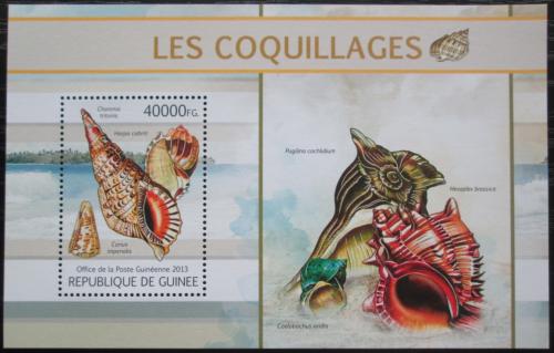 Poštová známka Guinea 2013 Mušle Mi# Block 2205 Kat 16€