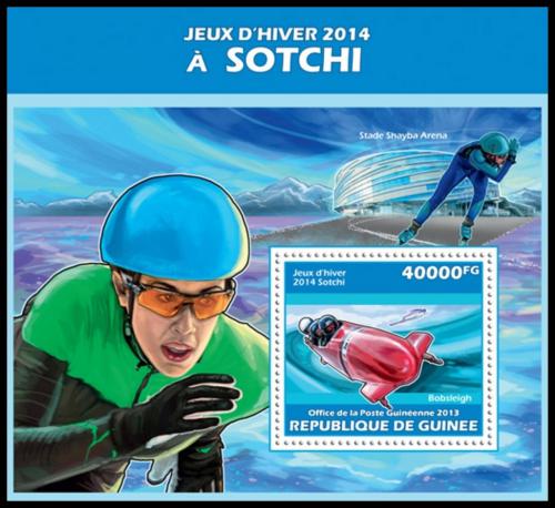 Poštová známka Guinea 2013 ZOH Soèi Mi# Block 2328 Kat 16€