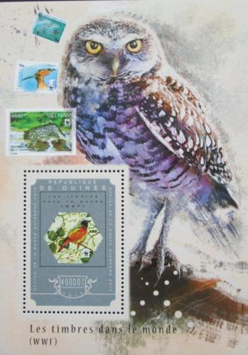 Poštová známka Guinea 2014 Fauna WWF na známkách Mi# Block 2476 Kat 16€