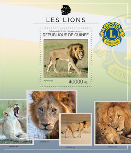 Poštová známka Guinea 2014 Levy Mi# Block 2436 Kat 16€
