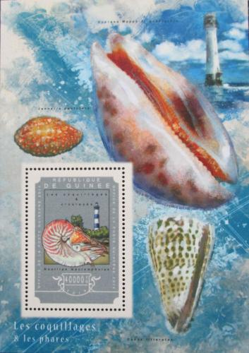 Poštová známka Guinea 2014 Mušle a majáky Mi# Block 2454 Kat 16€ 
