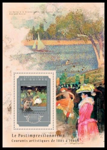 Poštová známka Guinea 2014 Umenie, post-impresionismus Mi# Block 2469 Kat 16€