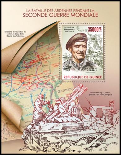 Poštová známka Guinea 2015 Bitka v Ardenách Mi# Block 2572 Kat 14€