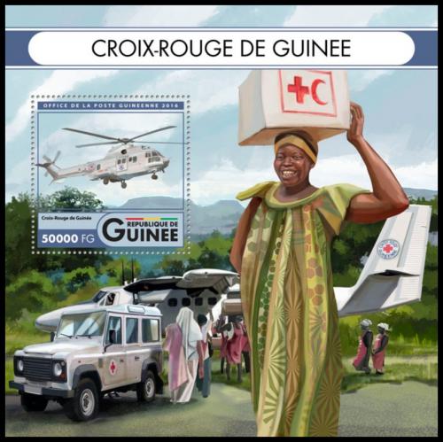 Poštová známka Guinea 2016 Èervený kríž Mi# Mi# Block 2723 Kat 20€