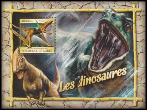 Poštová známka Guinea 2016 Dinosaury Mi# Block 2655 Kat 16€