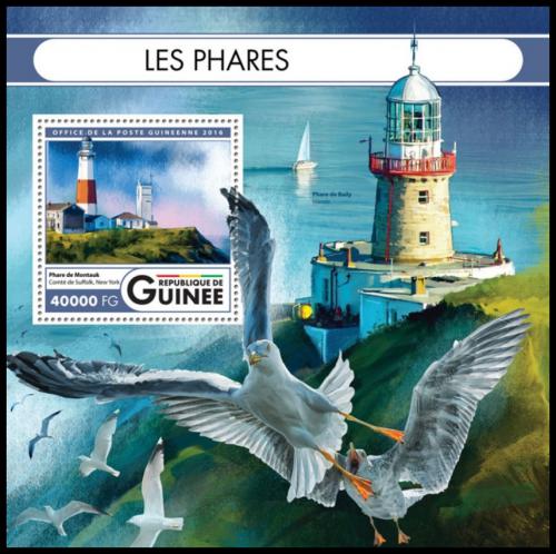 Poštová známka Guinea 2016 Majáky Mi# Block 2686 Kat 16€ 