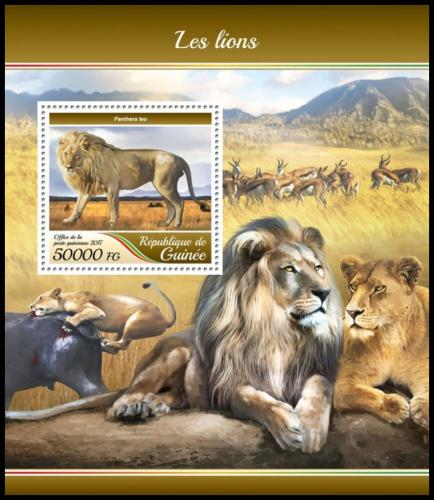 Poštová známka Guinea 2017 Levy Mi# Block 2816 Kat 20€