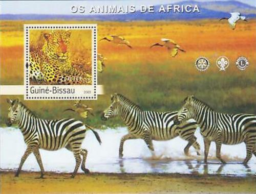 Potov znmka Guinea-Bissau 2003 Africk fauna Mi# Block 427 Kat 12 - zvi obrzok