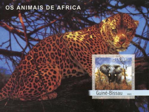 Potov znmka Guinea-Bissau 2003 Africk fauna Mi# Block 428 Kat 12 - zvi obrzok