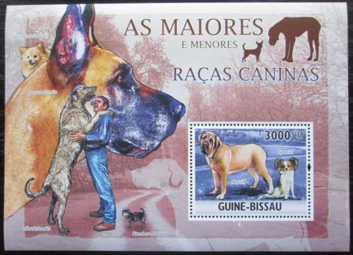Poštová známka Guinea-Bissau 2010 Psy Mi# Block 820 Kat 12€