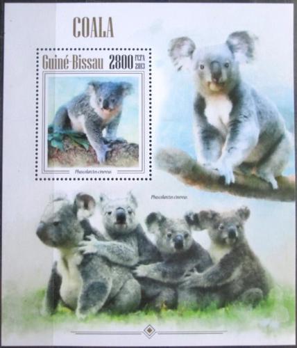 Poštová známka Guinea-Bissau 2013 Koala medvídkovitý Mi# Block 1192 Kat 11€