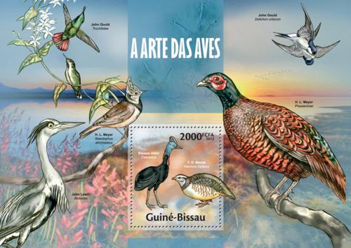 Poštová známka Guinea-Bissau 2013 Vtáci Mi# Block 1171 Kat 8€