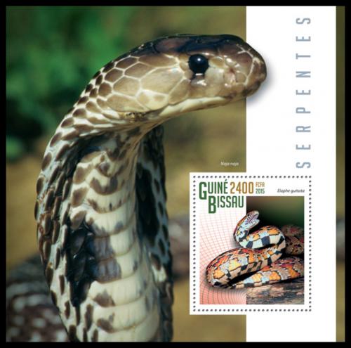Poštovní známka Guinea-Bissau 2015 Hadi Mi# Block 1318 Kat 9€