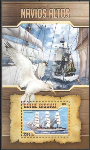 Poštová známka Guinea-Bissau 2016 Plachetnice Mi# Block 1492 Kat 12.50€