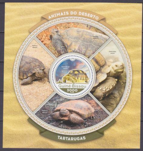Poštová známka Guinea-Bissau 2016 Korytnaèky Mi# Block 1521 Kat 11€
