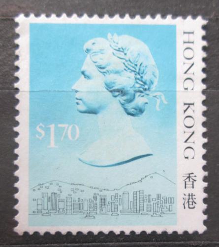 Poštová známka Hongkong 1987 Krá¾ovna Alžbeta II. Mi# 516