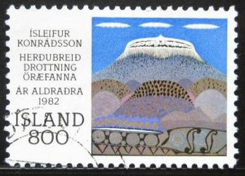 Poštová známka Island 1982 Mount Herdubreid Mi# 586