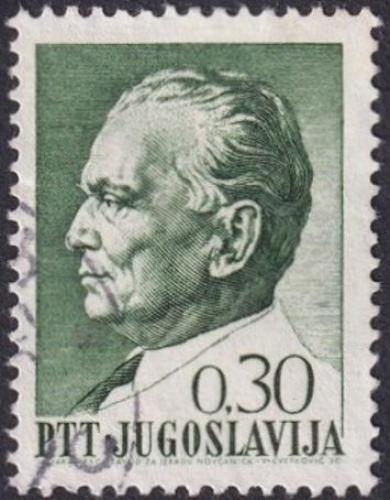 Potov znmka Juhoslvia 1968 Prezident Josip Broz Tito 1B Mi# 1282