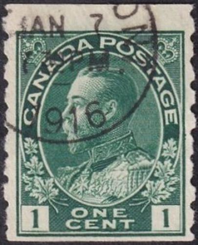Potov znmka Kanada 1911 Kr Juraj V. Mi# 92 bD Kat 8