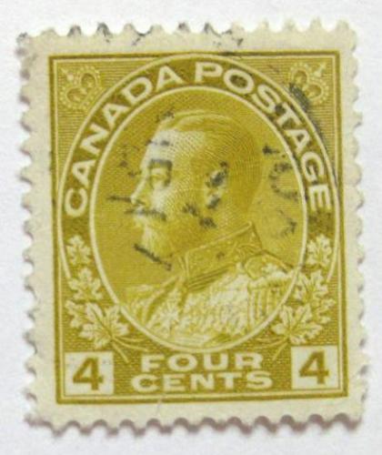Poštová známka Kanada 1922 Krá¾ Juraj V Mi# 108