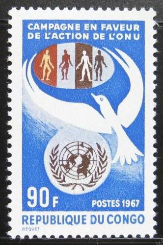Poštová známka Kongo 1967 Den OSN Mi# 143