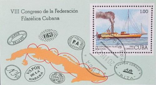 Potov znmka Kuba 1982 Vstava znmek Mi# Block 74