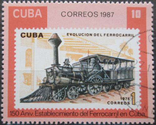Potov znmka Kuba 1987 Parn lokomotva Mi# 3144