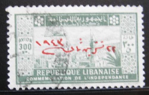 Poštová známka Libanon 1944 Citadela pretlaè Mi# 290 Kat 38€