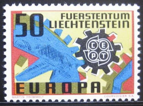 Poštová známka Lichtenštajnsko 1967 Európa CEPT Mi# 474