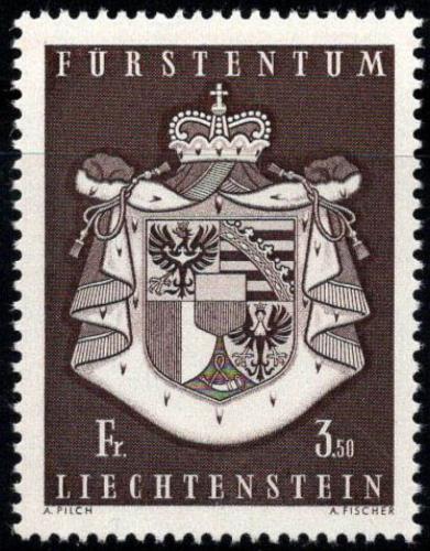 Poštová známka Lichtenštajnsko 1969 Štátny znak  Mi# 506 Kat 4.50€