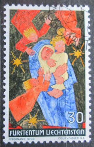 Poštová známka Lichtenštajnsko 1972 Vianoce Mi# 578