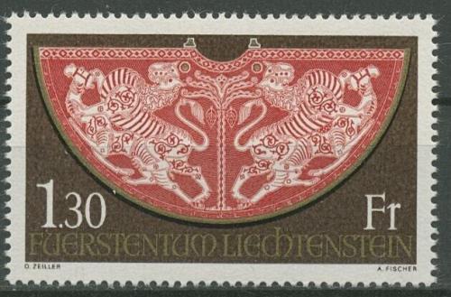 Poštová známka Lichtenštajnsko 1975 Korunovaèní pláš� Mi# 634
