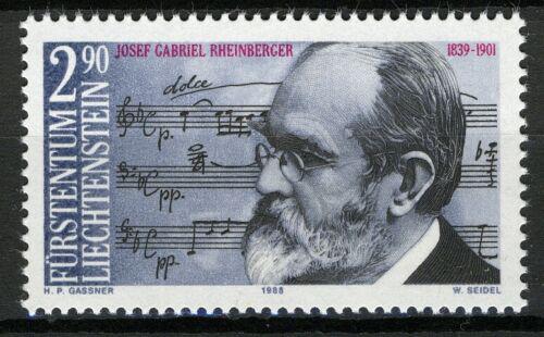 Poštová známka Lichtenštajnsko 1989 Josef Rheinberger, skladatel Mi# 963 Kat 5€