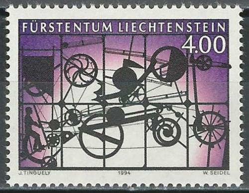 Poštová známka Lichtenštajnsko 1994 Moderné umenie, Jean Tinguely Mi# 1084 Kat 7€