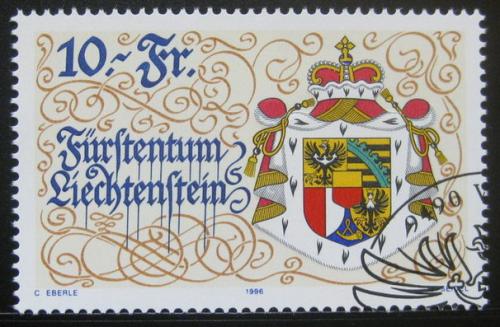 Poštová známka Lichtenštajnsko 1996 Nová ústava Mi# 1136 Kat 12€