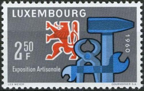 Potov znmka Luxembursko 1960 Nrodn vstava Mi# 622