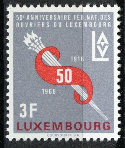 Poštová známka Luxembursko 1966 Federace pracujících Mi# 723